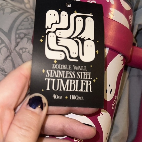 Halloween pink ghost Double Wall Stainless Steel Tumblr “TikTok Viral”👻👻 - Picture 4 of 6
